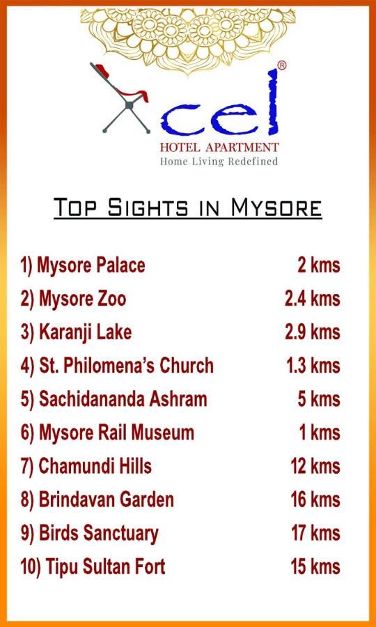 Xcel Luxury Hotel Apartments-Home Living Redefined Mysore Esterno foto